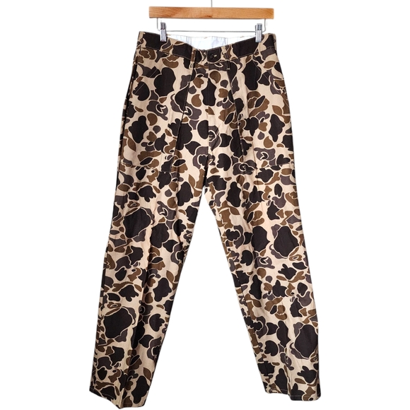 DUCK BAY x VINTAGE Men's Camouflage Pants camo size M - Picture 1 of 7
